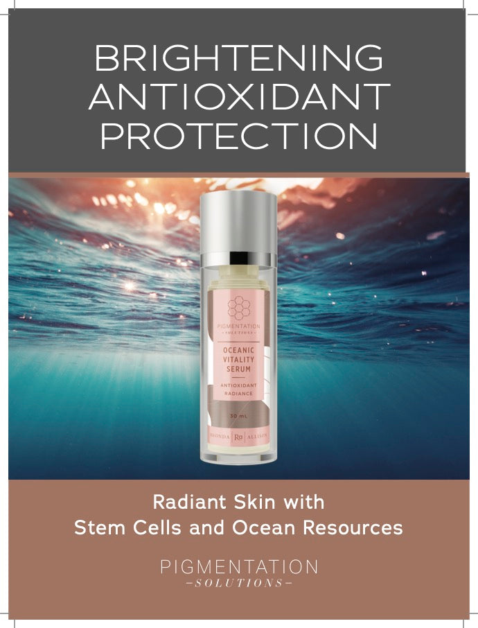 Pigmentation Solutions Counter Card - Oceanic Vitality