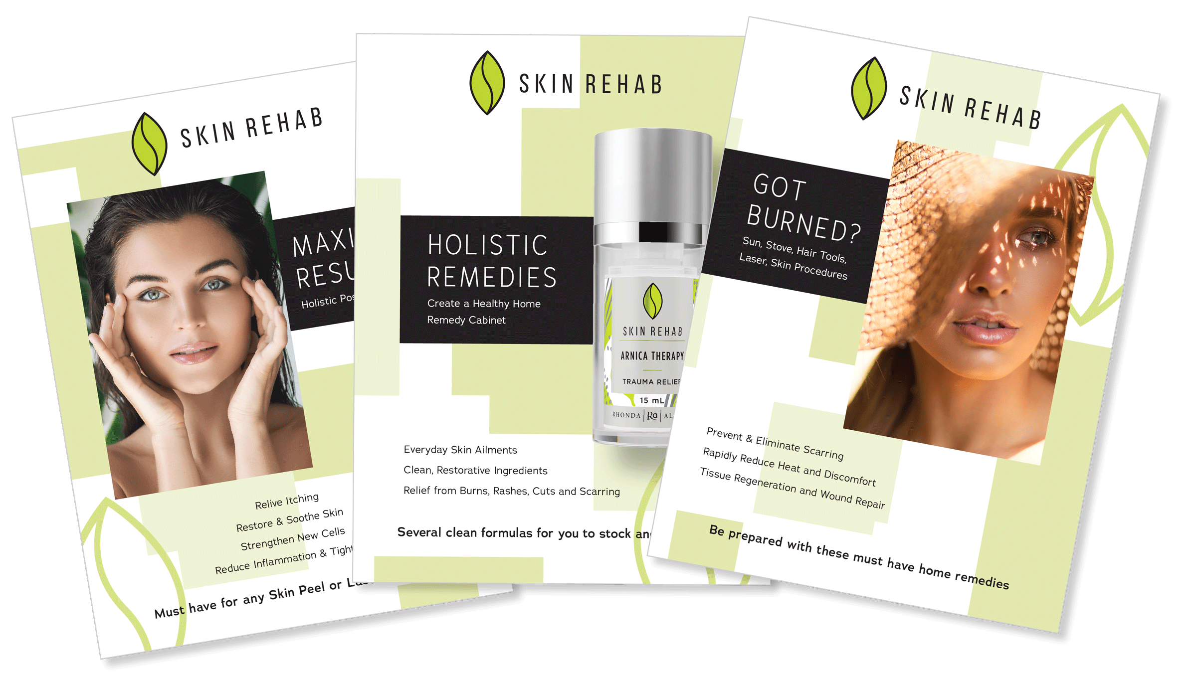 Skin Rehab Counter Cards - Bundle of 3