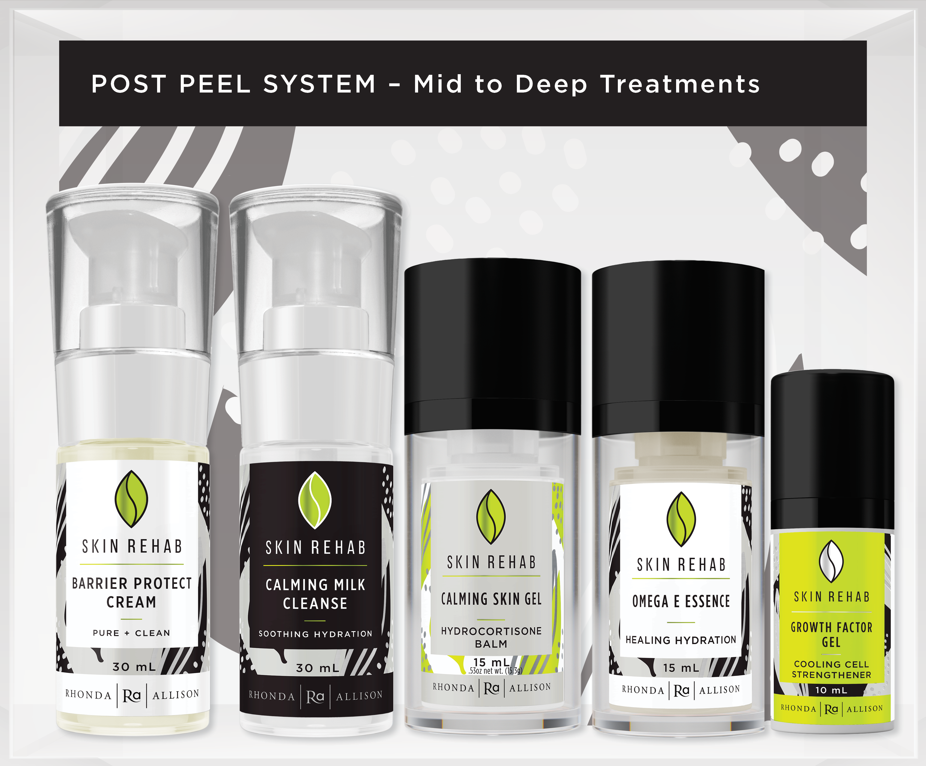 Post Peel System Calming Milk/GF Gel - Mid to Deep